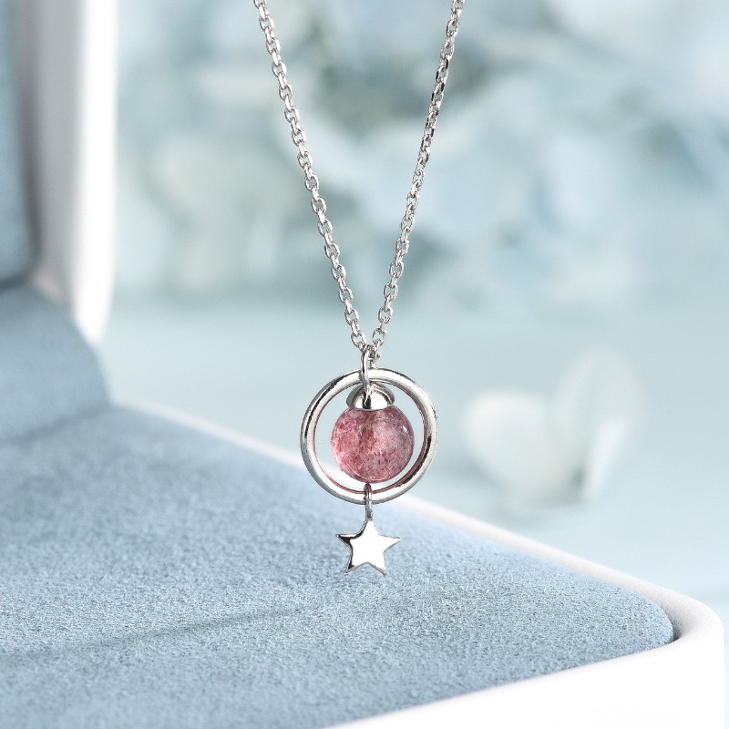 Dây chuyền bạc 925 hình ngôi sao đính đá thời trang cho nữ Nữ ANTA Jewlery - ATJ3603