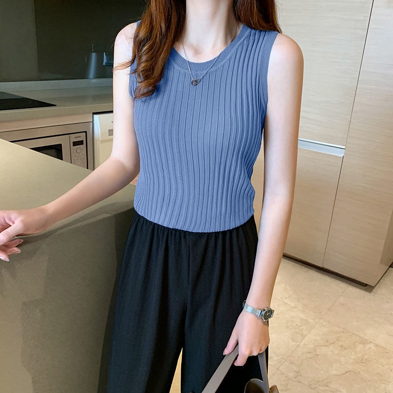 Áo Len Nữ Cộc Tay Cổ Tròn Thời Trang
