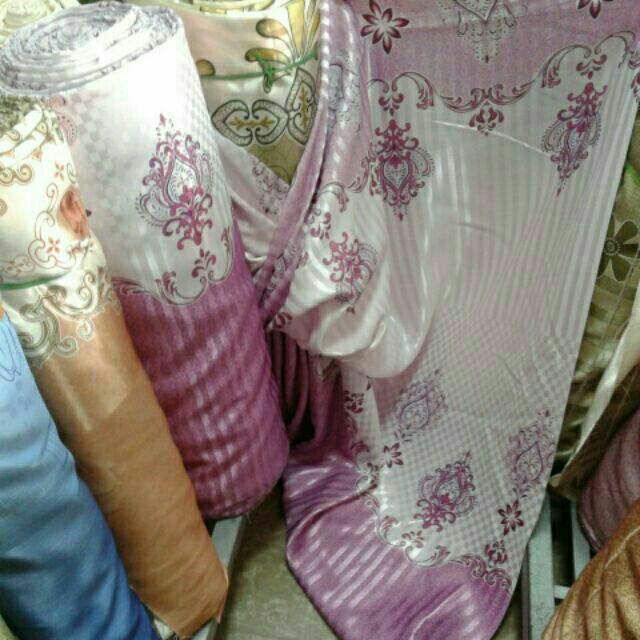 Vải cản nắng bóng 2 mặt may rèm.