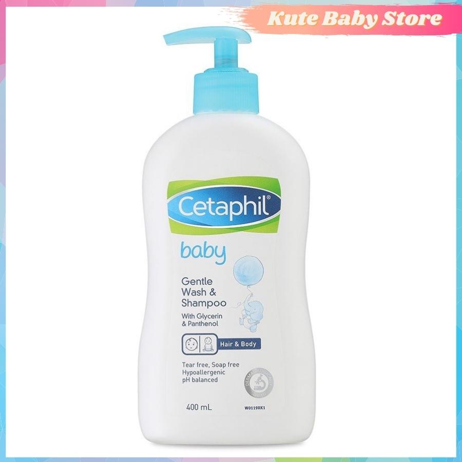 Sữa tắm gội 2 trong 1 Cetaphil Baby Gentle Wash &amp; Shampoo 230ml - 400ml