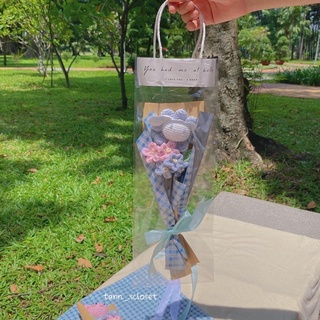 Bông hoa cừu móc len handmade