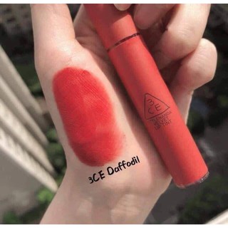 Son 3CE Velvet lip tint đỏ đất Daffodil