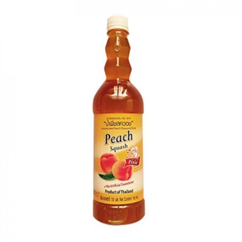 SYRUP ĐÀO PIXIE CHAI 730ML