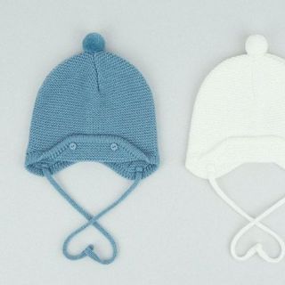 Mũ Len Móc Cho Bé Từ 6m - 24m Mềm Mịn