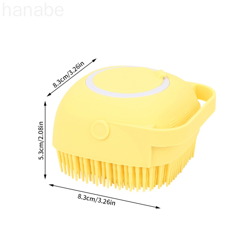 Bàn chải silicon chà lưng tẩy tế bào chết dành cho người lớn và trẻ em
