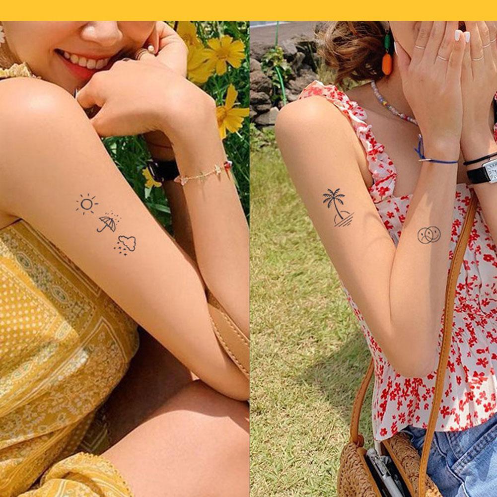 Miếng Dán Hình Xăm Bán Vĩnh Viễn Chống Thấm Nước Không Phản Quang Dễ Thương Z2V2