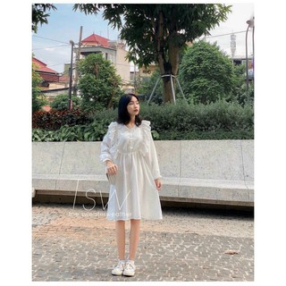 ĐẦM BABYDOLL VIỀN BÈO (KÈM HÌNH THẬT)