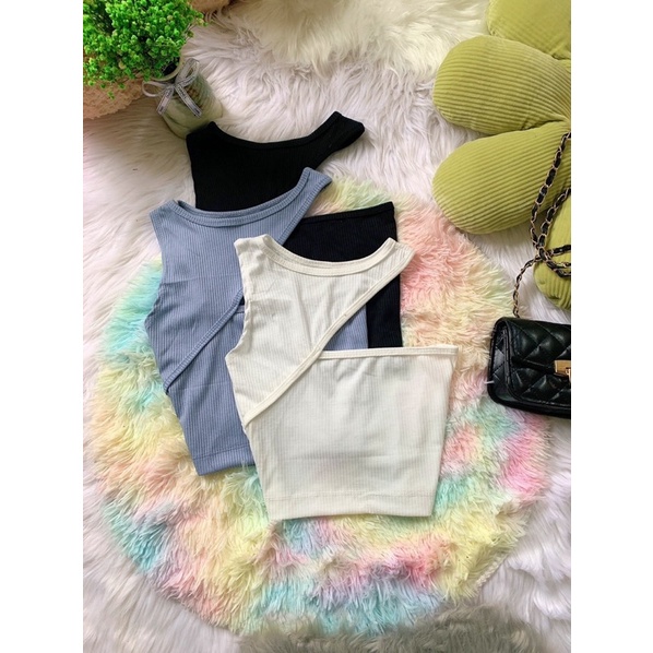 Áo kiểu 3 lỗ phối khoét nhiều màu