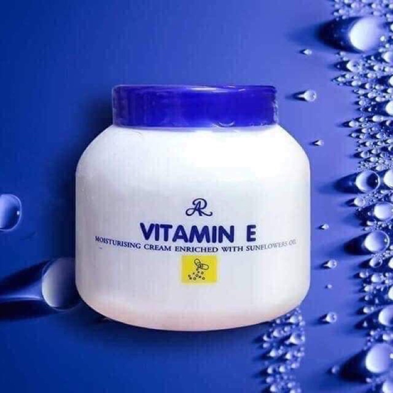 kem vitamine hàng thái (nắp màu xanh 200g) dưỡng ẩm da toàn thân chống khô nứt nẻ da