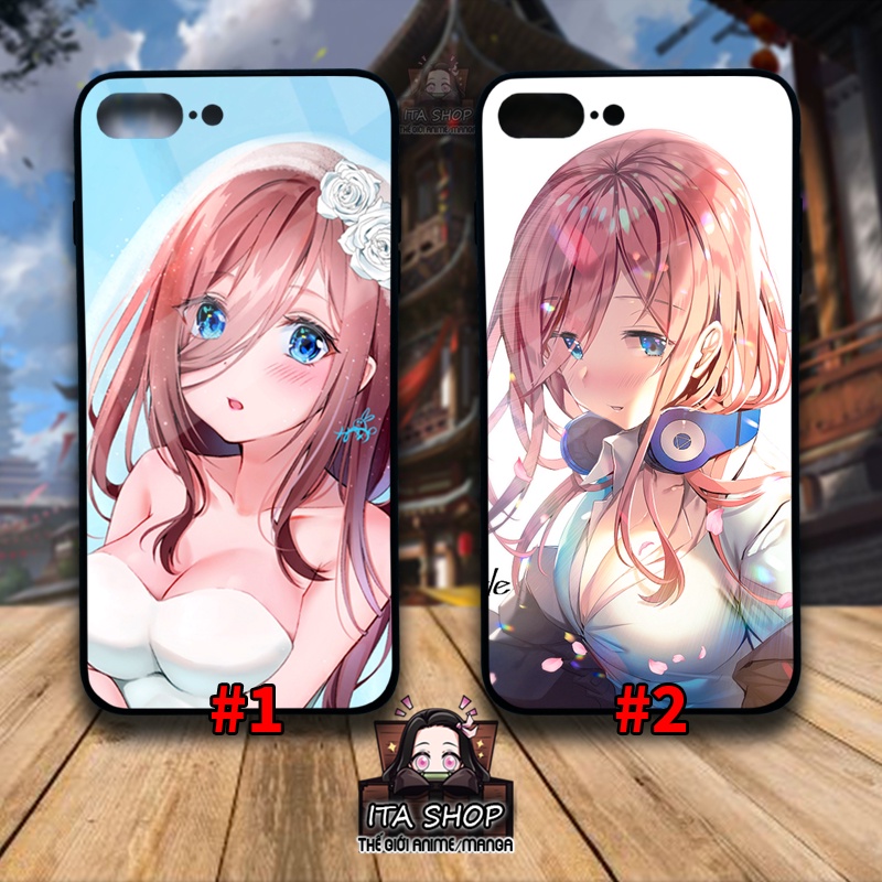 Miku Nakano - Ốp Lưng Anime Iphone 5s 6 6s 6s+ 7+8+ X Xs Xr 11 11 pro max 12 12 pro max