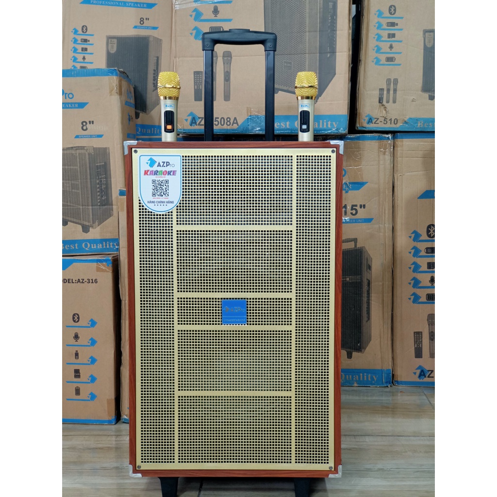 Loa Kéo 4 Tấc Chống Hú Kèm Mic Kim Loại 10 Nút Chỉnh Cực Hay - BH 12 Tháng