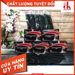 Khẩu Trang Y Tế Đen 5 Lớp 1 Thùng 50 Hộp