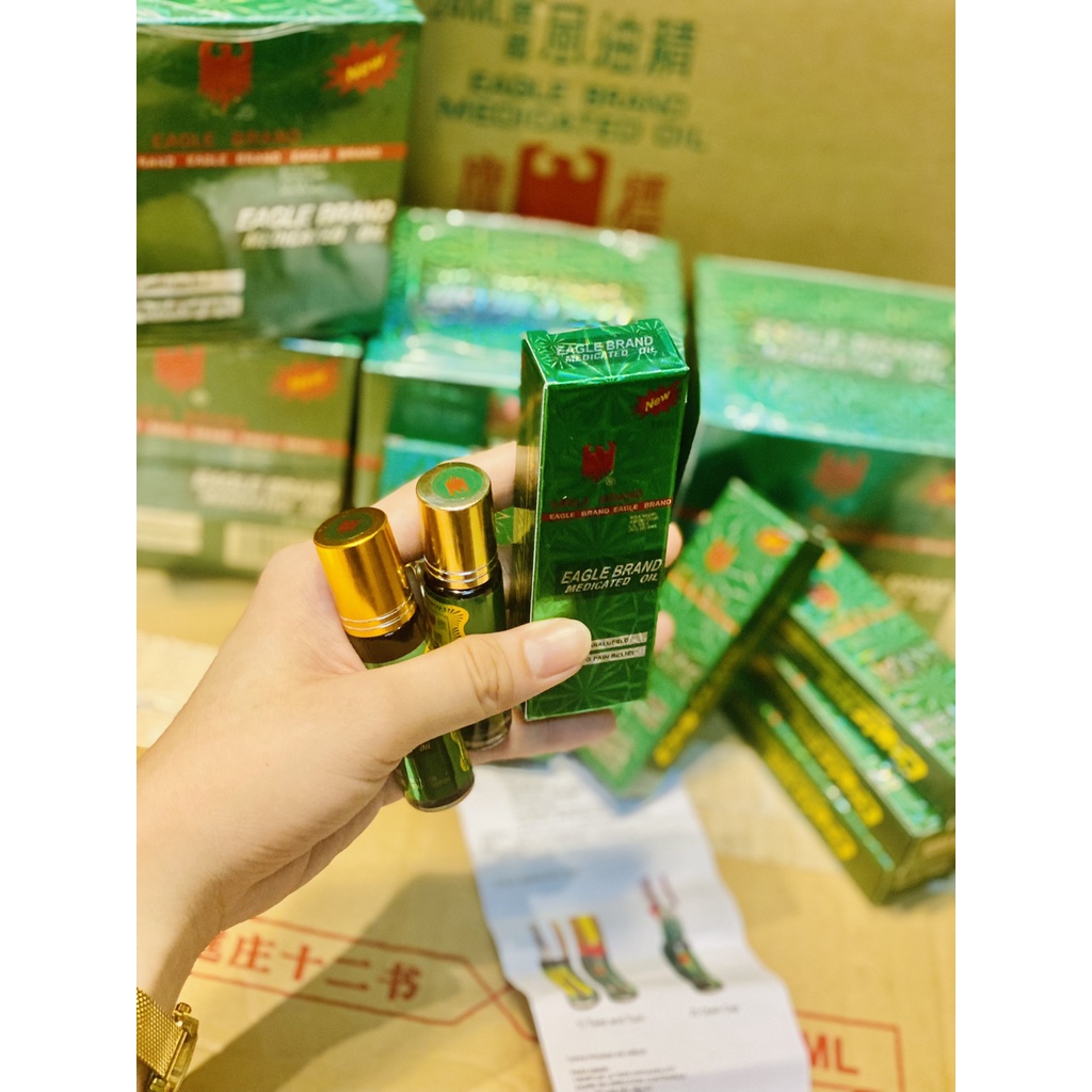 Dầu Gió Singapore Dạng Lăn 12ml
