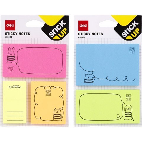 Giấy Sticky Note Deli A555 02