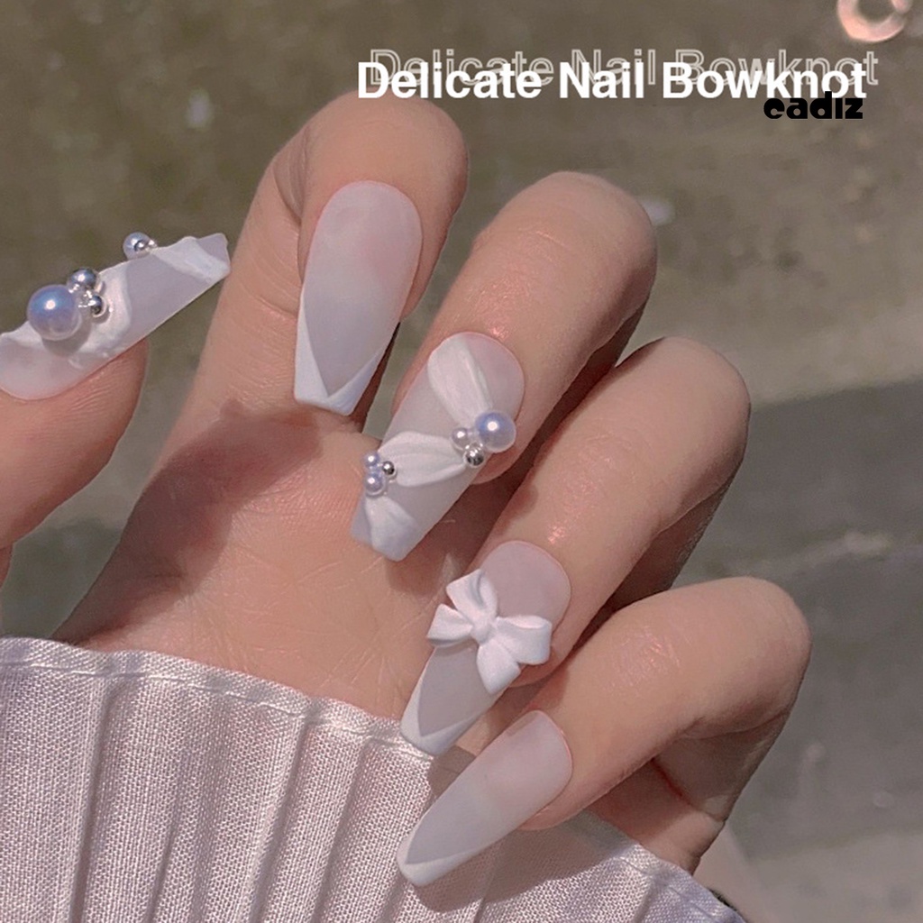 Set 50 Phụ Kiện Tạo Hình Nơ 3D Trang Trí Móng Tay Nghệ Thuật