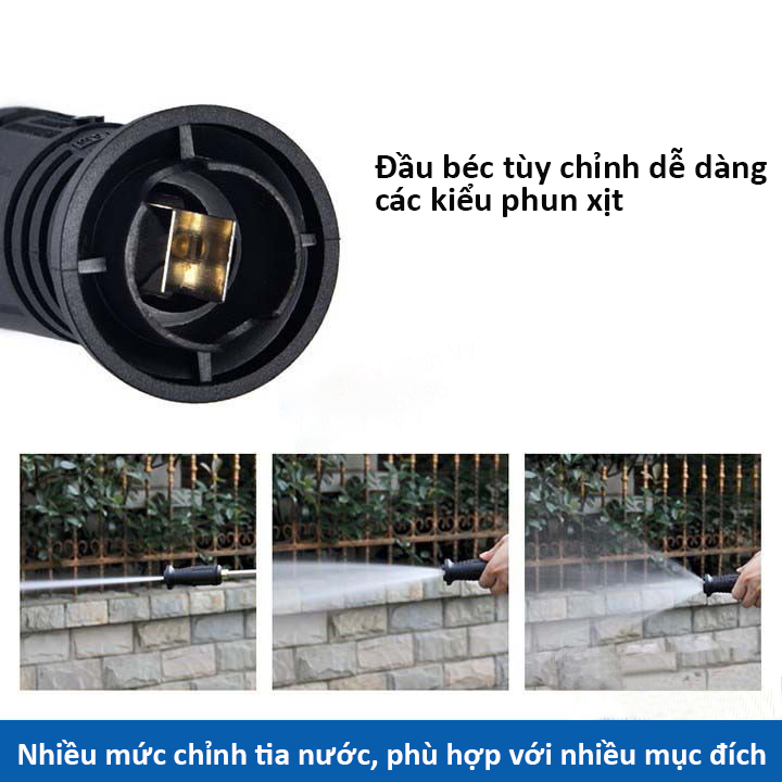 Béc xịt rửa xe mỏ vịt – đầu chỉnh tia nước của súng xịt rửa xe mini gia đình – béc súng xịt rửa của máy rửa xe  C0004-31