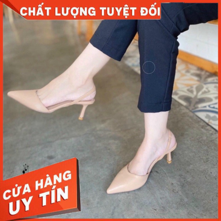 Sandal nữ bit mũi 5cm gót nhọn hàng Việt Nam Xuất Khẩu a0568 - Hàng nhập khẩu