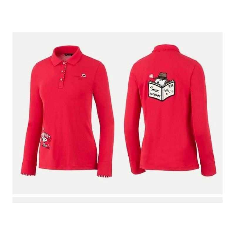 Áo polo golf snoopy Nữ xuất dư xịn VNXK