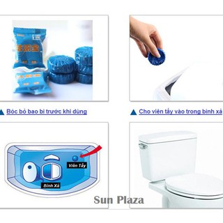 combo 10 viên tẩy bồn cầu khừ mùi - khử khuẩn