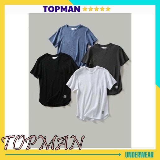 Áo thun nam cộc tay mùa hè, Áo phông nam chất Cotton Xốp siêu xịn - TOPMAN