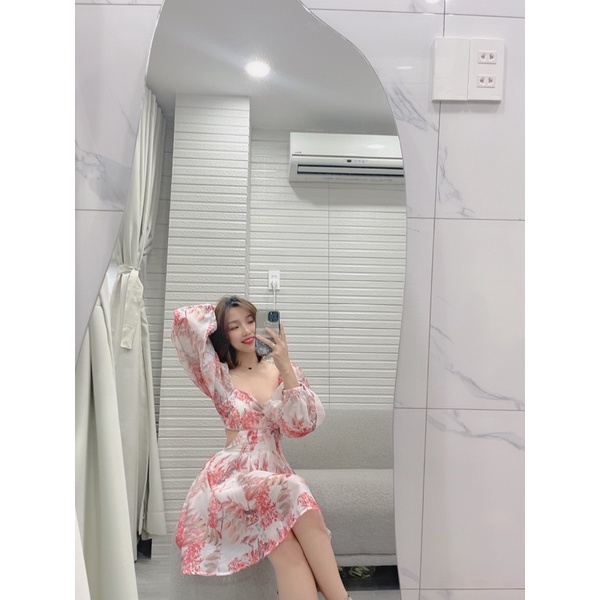 KT48 - ĐẦM HOA CUTOUT EO | BigBuy360 - bigbuy360.vn