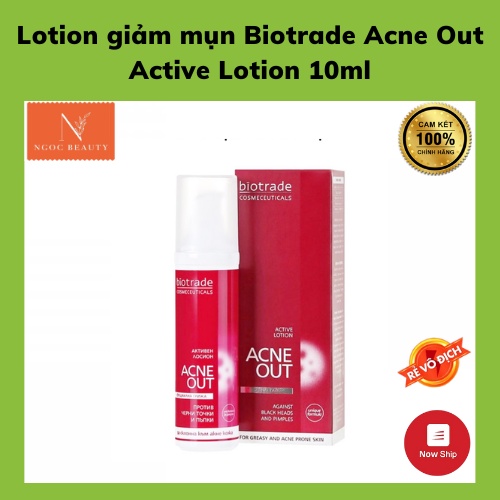 Lotion giảm mụn Biotrade Acne Out Active Lotion 10ml