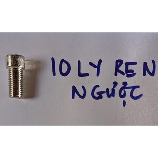 Ốc chân gương ren ngược 10ly và ốc ren 8ly gắn xe máy