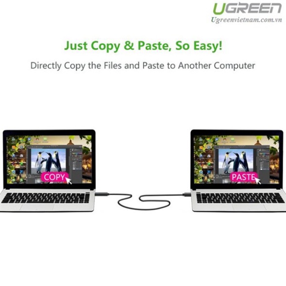 Cáp USB 2.0 Data Link dài 3m chính hãng Ugreen 20226 cao cấp  - Phân Phối Chính Hãng