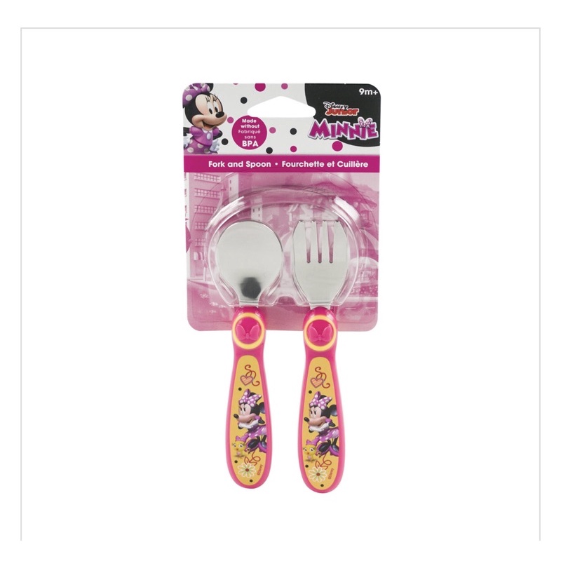Set muỗng nĩa Minnie Mouse cho bé