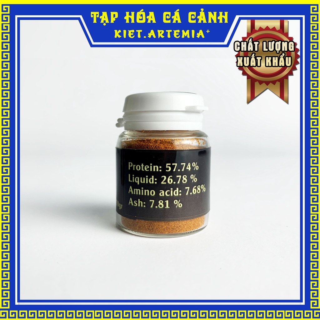 Artemia sấy khô, thức ăn dinh dưỡng cho cá betta, guppy, neon