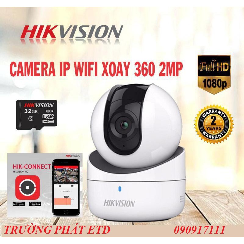 Camera IP Wifi Hikvision Q1 2.0mp ( Q1 1080P ) Q1 2mp - model DS-2CV2Q21FD-IW(B) - Hàng Chính Hãng | WebRaoVat - webraovat.net.vn