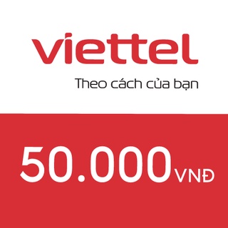 Nạp thẻ điện thoại Viettel 50.000đ