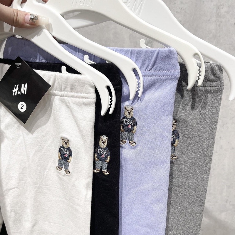 Set 4 quần leging bé gái