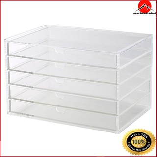 Muji - HỘP MICA - L, 5 HỘC KÉO 25,5x17x16cm