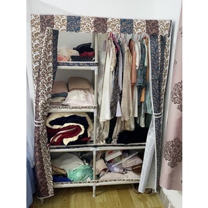 Tủ đựng quần áo tủ vải loại 1 khung gỗ bọc nhựa 2 buồng hàng chuẩn loại 1 phi gỗ 20mm Nội Thất Phòng Ngủ Lắp Ghép