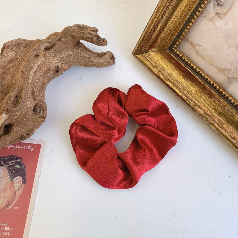 Dây Buộc tóc lụa nhiều màu ngẫu nhiên loại đẹp