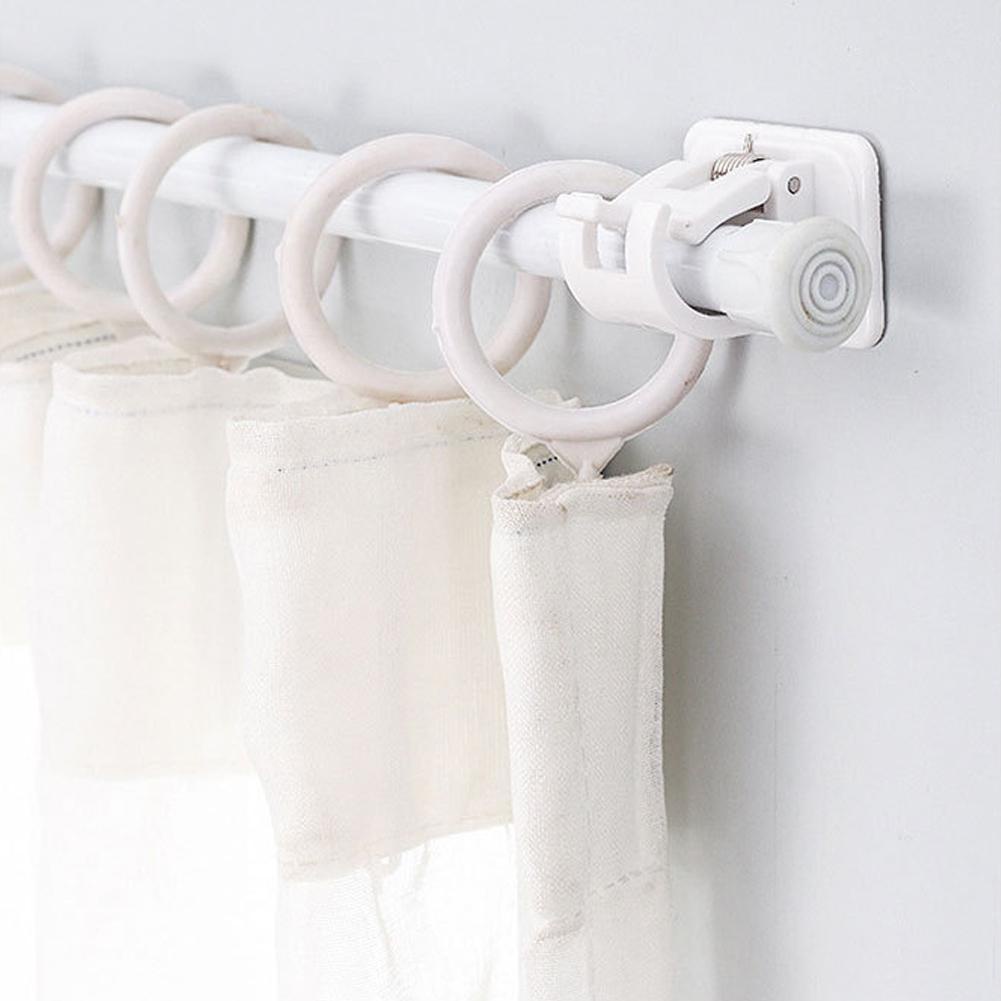 Móc giữ thanh treo rèm cửa dán tường không cần khoan lỗ