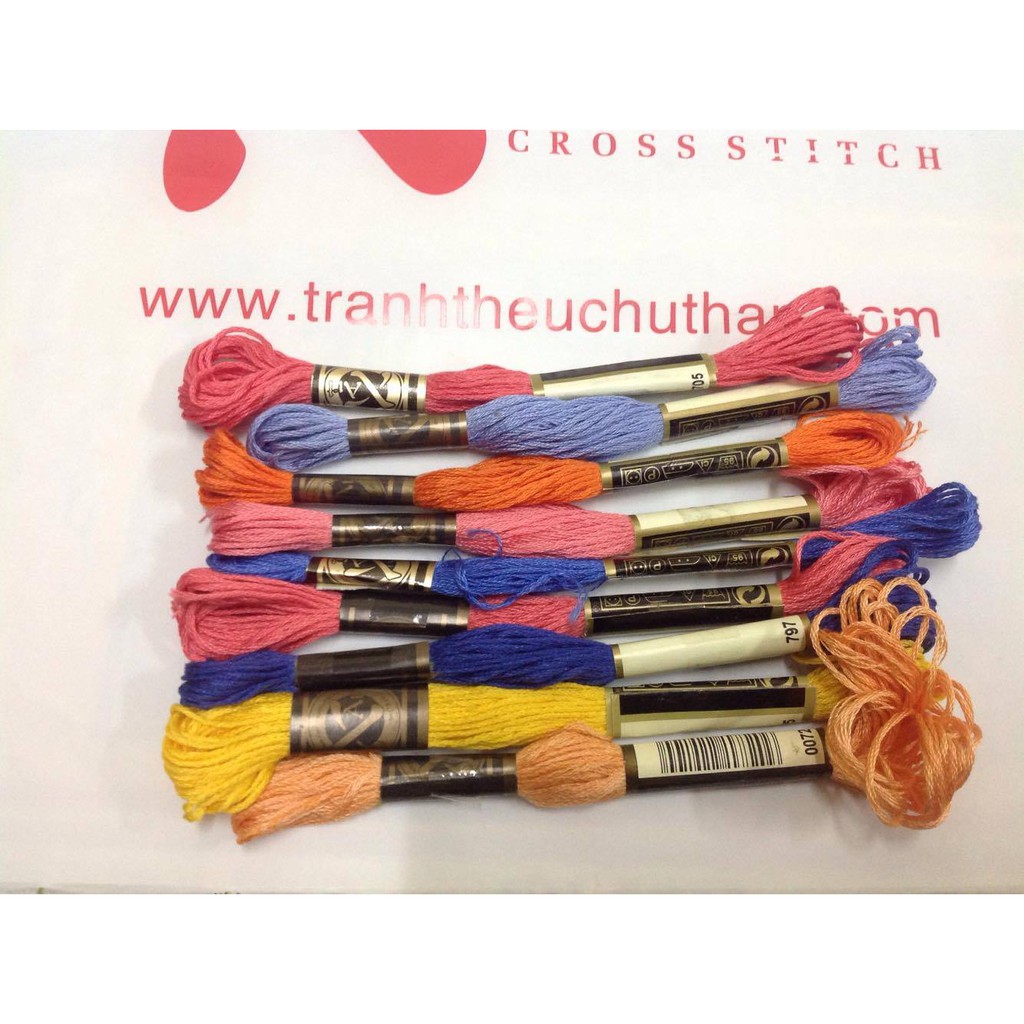 Chỉ thêu chữ thập code DMC 100% cotton - hiệu Xartshop
