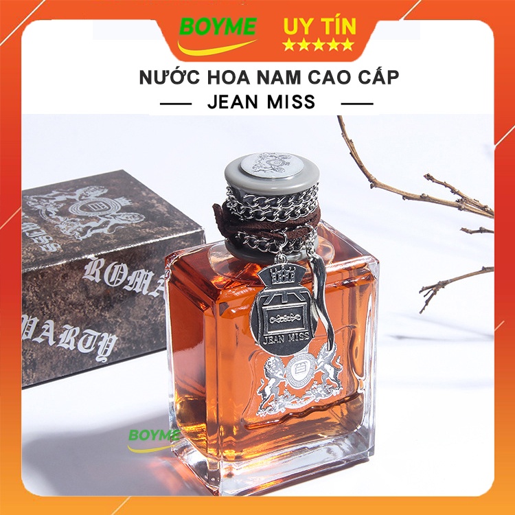 Nước Hoa Nam Chính Hãng Thơm Lâu Jeanmiss Với Mùi Hương Gỗ Nam Tính, Mạnh Mẽ, Đậm Chất Bụi, Thể Hiện Bản Lĩnh Phái Mạnh