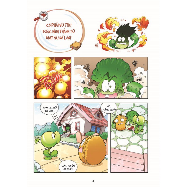 Sách - Trái Cây Đại Chiến Zombie - Câu Đố Bí Ẩn Về Vũ Trụ