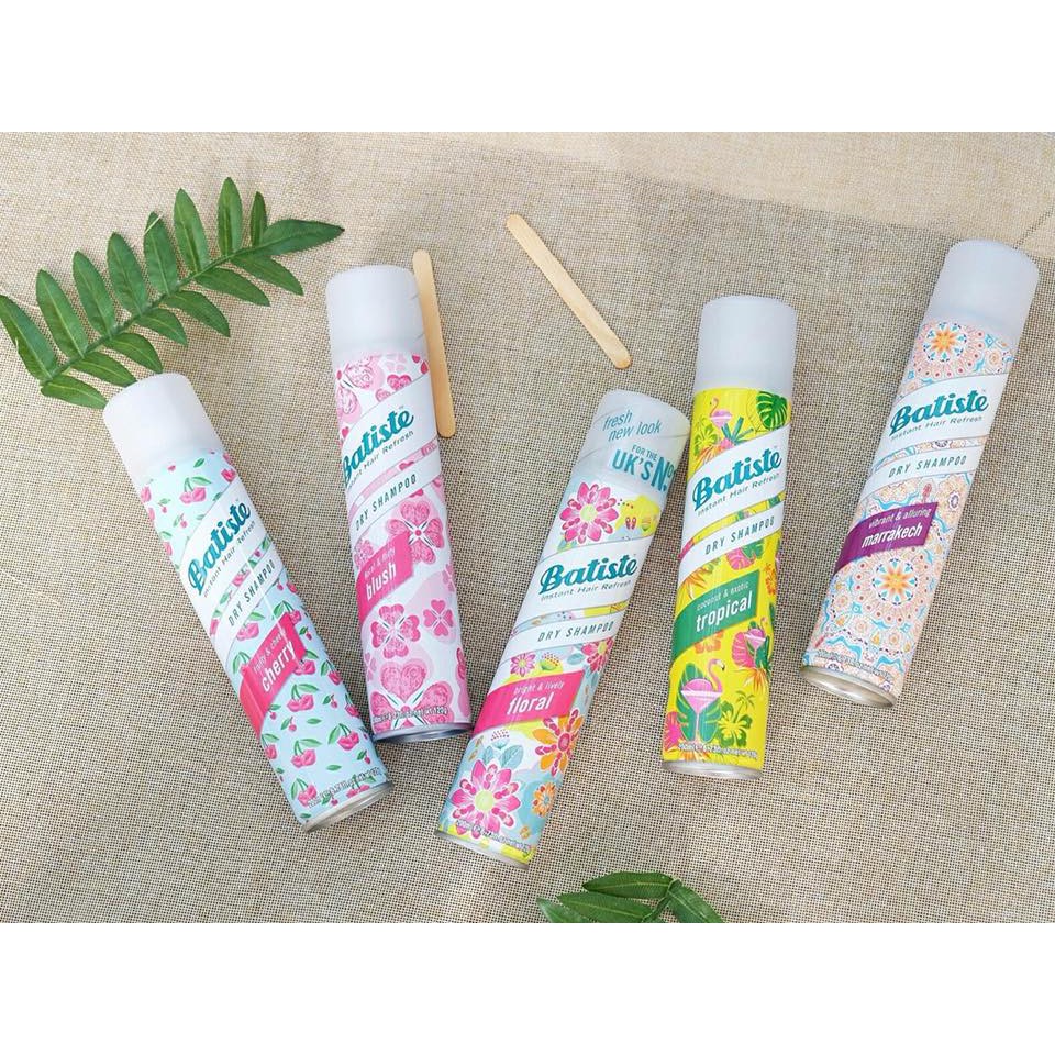 Dầu Gội Khô Batiste Instant Hair Refresh Dry Bamboo