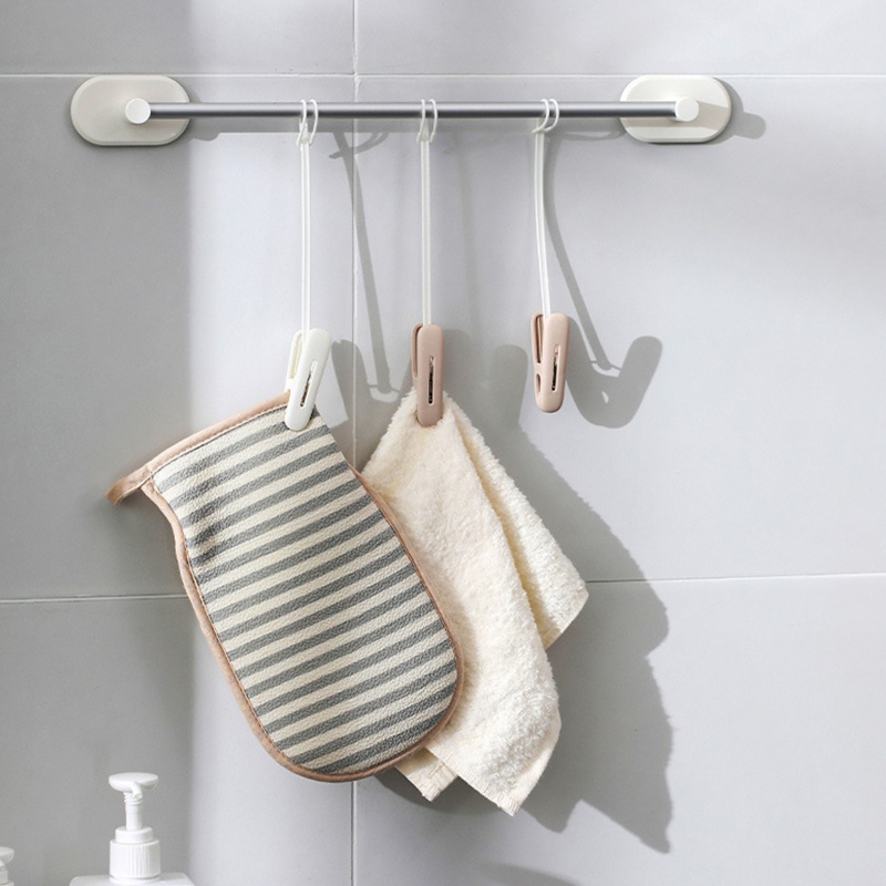 Set 12 Kẹp Nhựa Phơi Quần Áo Chống Gió Nhiều Màu