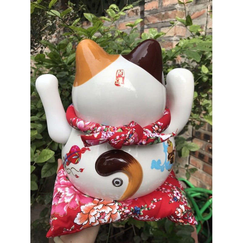 Mèo Thần tài Vẫy Tay Hưng gia vượng nghiệp 25cm/10inch