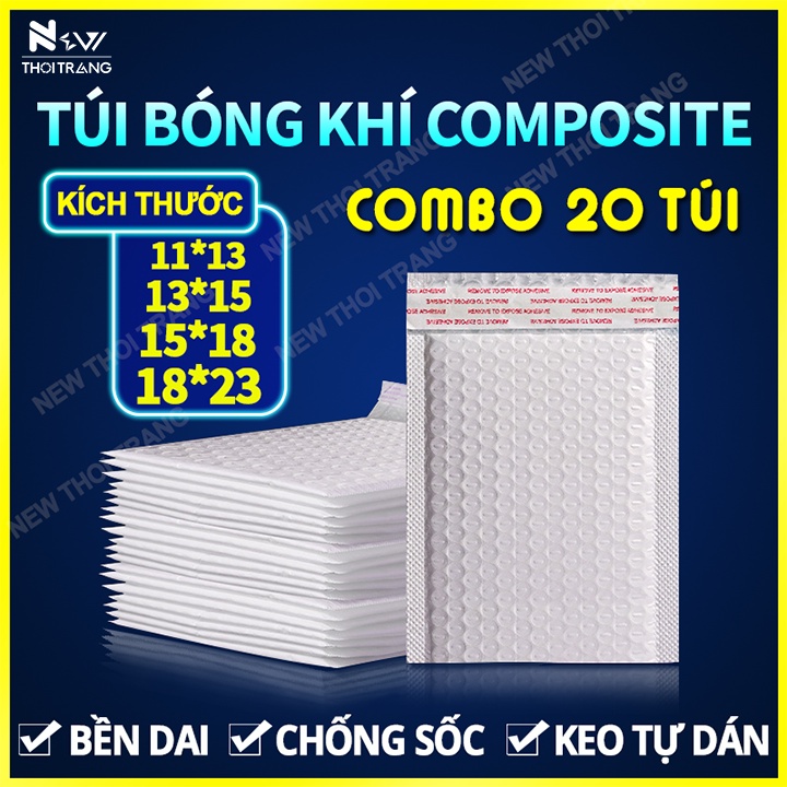 Combo 20 Túi Bóng Khí Gói Hàng Chống Sốc - New Thoi Trang