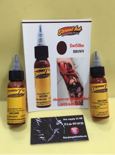 Mực xăm Eternal mầu Brown