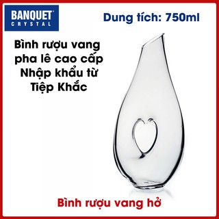 Bình pha lê Decanter vang hở dung tích 750ml (DEC1200)