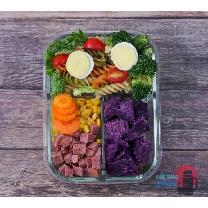 Hộp thủy tinh chia ngăn Lock&Lock Glass Food Container dung tích từ 860ml đến 1040ml LLG456 LLG457 LLG458
