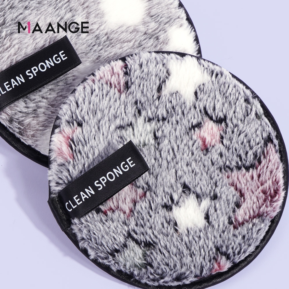 Set 3 bông mút tẩy trang MAGEFY hai mặt nhiều màu sắc