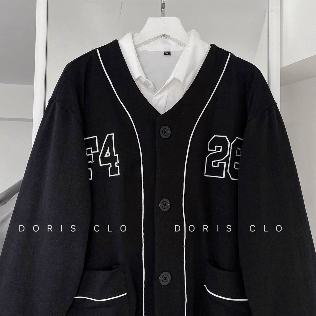 Áo khoác nỉ cardigan form rộng hàn quốc thời trang mới cho các bạn trẻ , tôn dáng phong cách rực rỡ KME