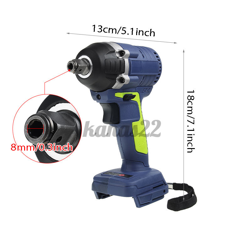 Cờ Lê Không Dây 18v 520n.m. Xoắn Ốc Cho Máy Khoan Makita 18v